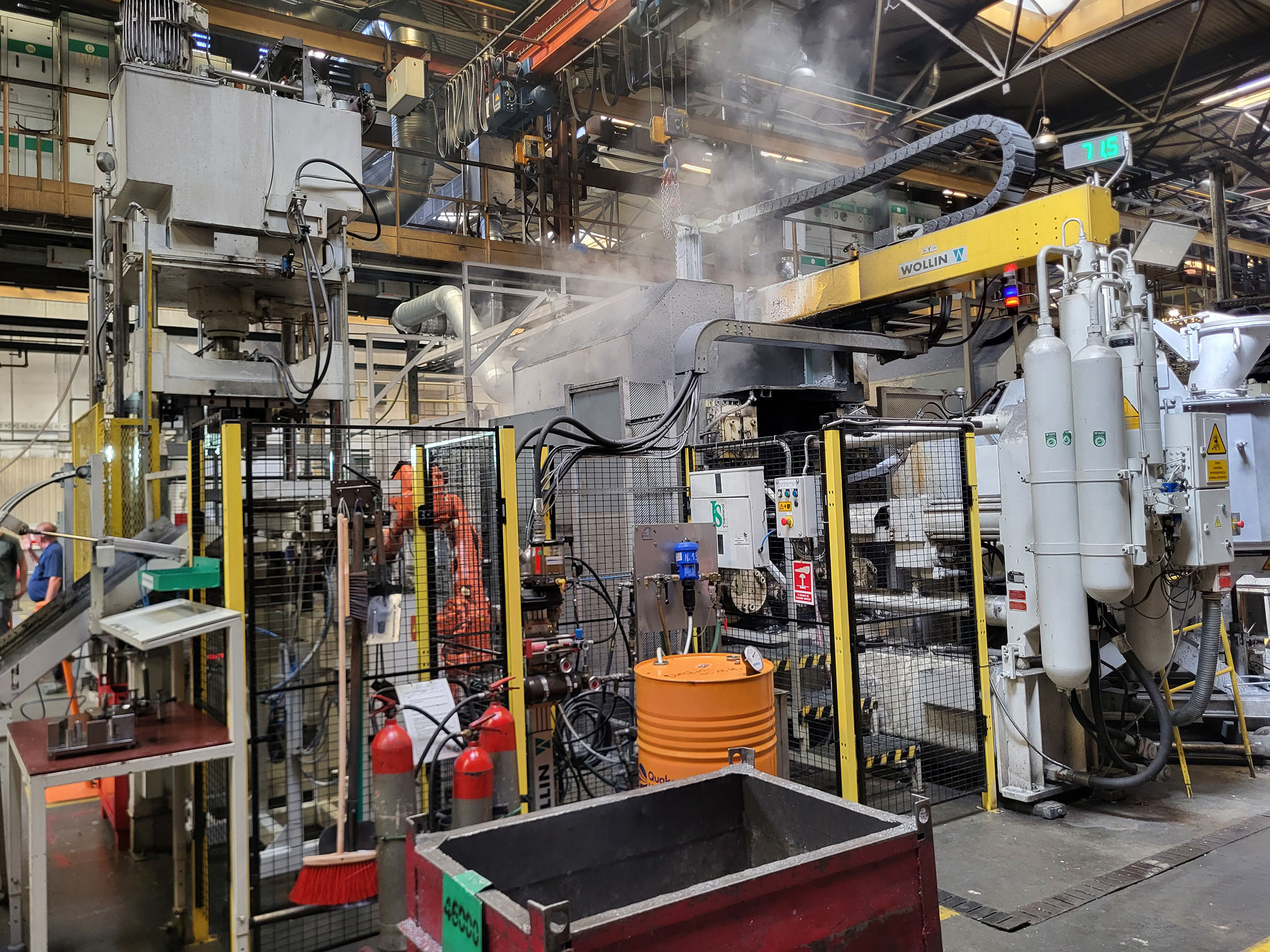 Maszyna odlewnicza zimnokomorowa Bühler SC D/84 KK1694, używana