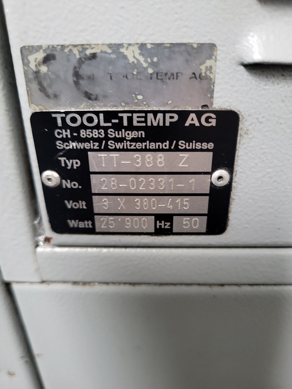 Jednostka kontroli temperatury ToolTemp TT-388 ZU2230, używana Jednostka kontroli temperatury ToolTemp TT-388 ZU2230, używana