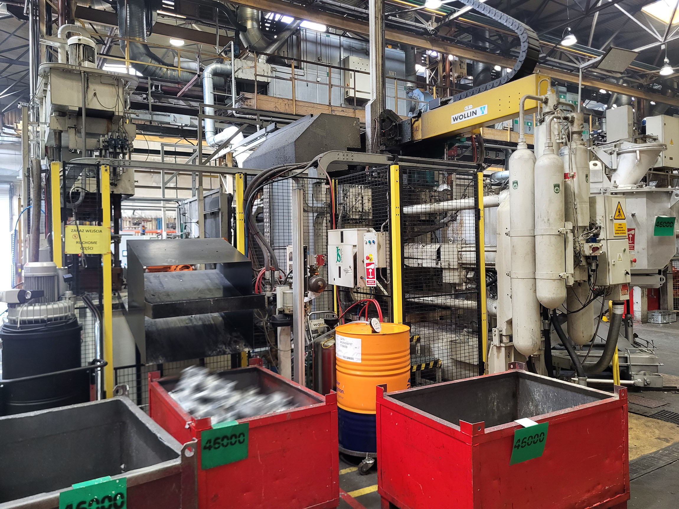 Maszyna odlewnicza zimnokomorowa Bühler SC D/84 KK1697, używana