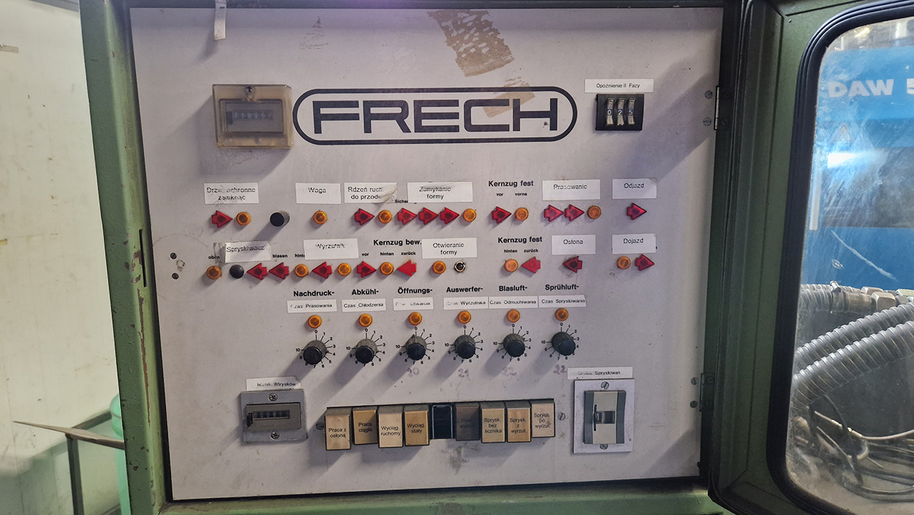 Gorącokomorowa maszyna odlewnicza Frech DAW 40 WK1459, używana