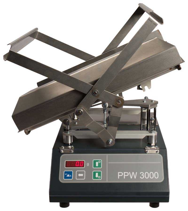 PPW 3000 Waga szybkobieżna z podwójnym pochyleniem do kontroli kompletności komponentów