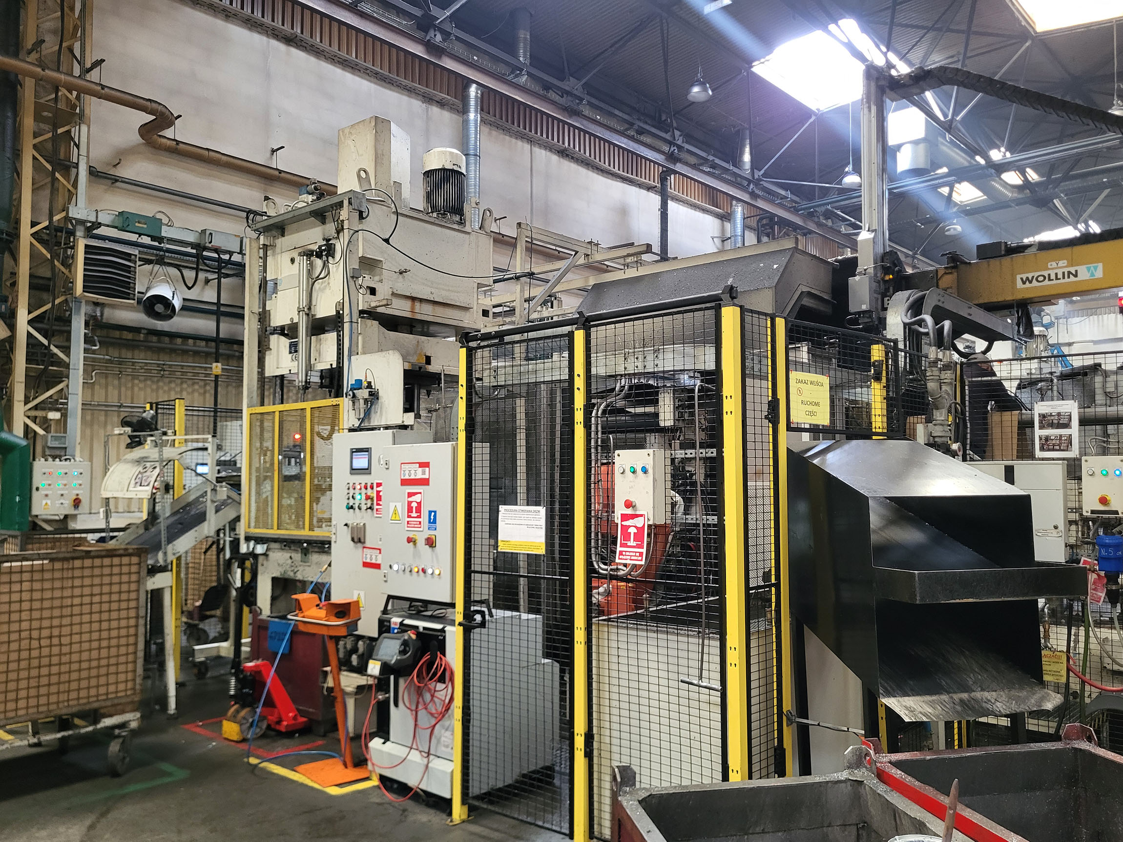 Maszyna odlewnicza zimnokomorowa Bühler SC D/84 KK1693, używana