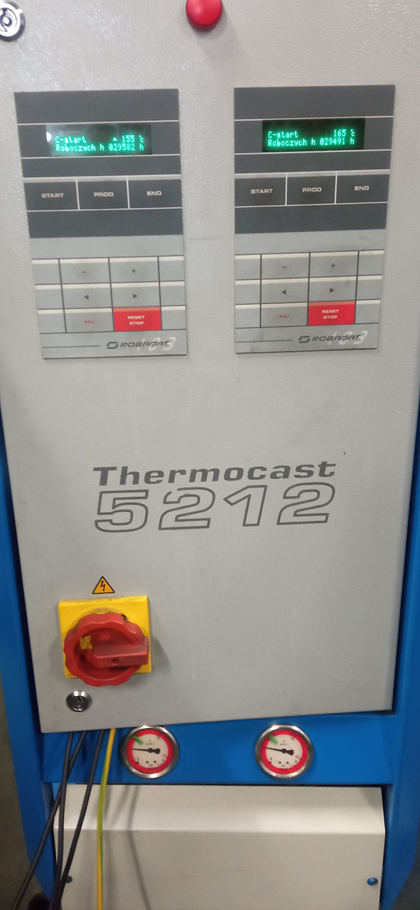 Robamat Thermocast 5212 regulator temperatury oleju ZU2227, używany Robamat Thermocast 5212 regulator temperatury oleju ZU2227, używany