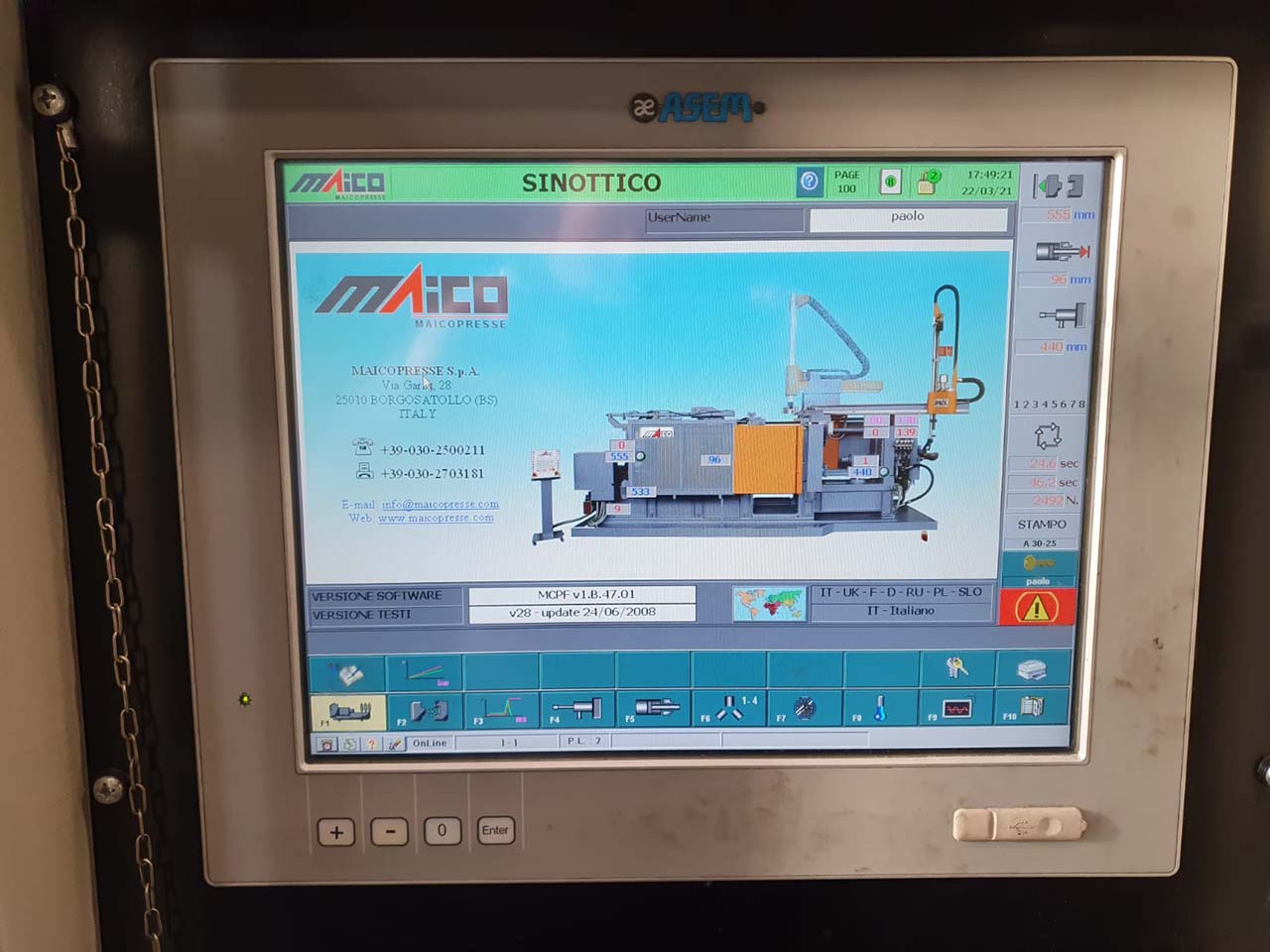 Maico GK 630 maszyna odlewnicza zimnokomorowa KK1614, używana