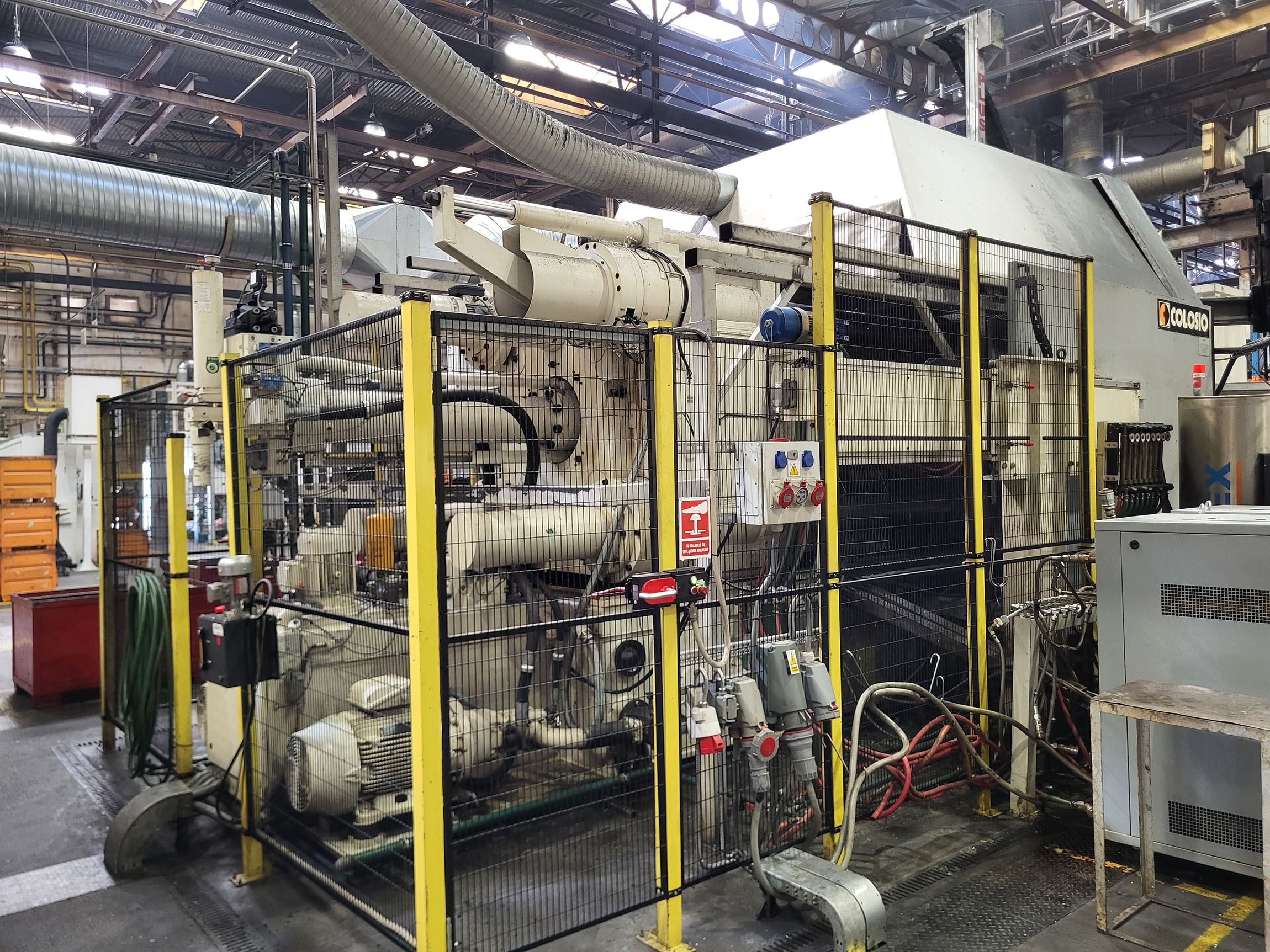 Zimnokomorowa maszyna odlewnicza Colosio PFO 1200 KK1699, używana